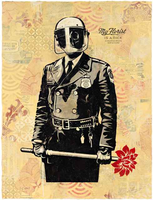Shepard Fairey (OBEY), ‘My Florist is a Dick, HPM’, 2015, Pace Prints