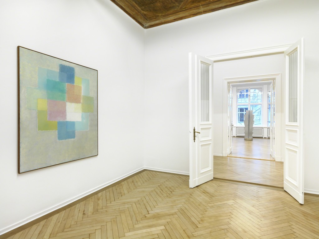 Installation view. Heinz Mack "Mack: Review and Outlook, A Special Selection - Homage to his 86th birthday", A3, Berlin, Germany. February 26 - April 23, 2016. Photo: Bernd Borchardt Installation view. Heinz Mack "Mack: Review and Outlook, A Special Selection - Homage to his 86th birthday", A3, Berlin, Germany. February 26 - April 23, 2016. Photo: Bernd Borchardt