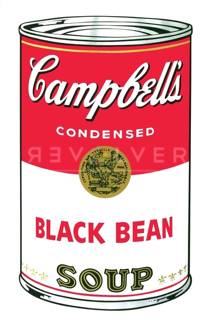 Andy Warhol, ‘Campbell's Soup I: Black Bean (FS II.44)’, 1968, Print, Screenprint on Paper, Revolver Gallery