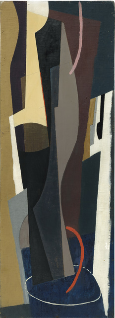 John Piper, ‘Tall Forms on Dark Blue’, 1937, The Fine Art Society