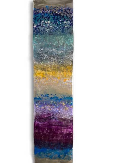 Ken Rausch, ‘Rhythm Stainless Steel Series I ’, 2020, Sculpture, Mixed Media on Steel, Art Leaders Gallery