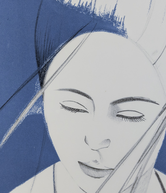 Alex Katz, ‘Pamela (Blue)’, 1976, Capsule Gallery Auction