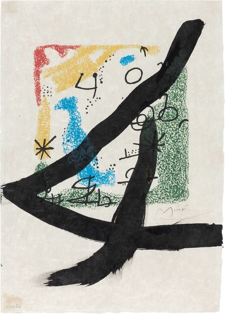 Joan Miró, ‘LES ESSÈNCIES DE LA TERRA (M. 578; SEE C. BOOKS 123)’, 1968, Doyle