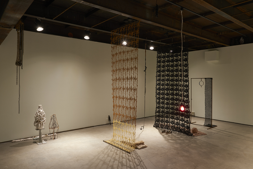 Installation view, ektor garcia: cadena perpetua, SculptureCenter, New York, 2019. Photo: Kyle Knodell Installation view, ektor garcia: cadena perpetua, SculptureCenter, New York, 2019. Photo: Kyle Knodell