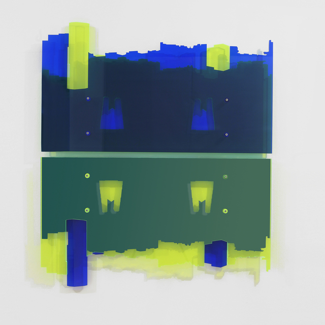 Francesco Candeloro, ‘Linee Verticali (Colonia)’, 2016, Mixed Media, Laser etching on plexiglass, A arte Invernizzi