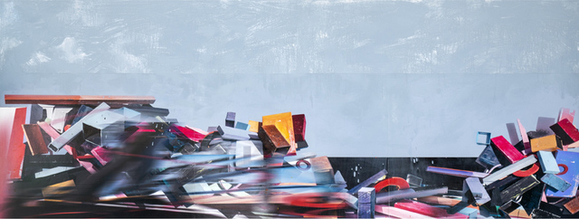 Andre Petterson, ‘Gust’, 2018, Painting, Mixed media on panel, Foster/White Gallery