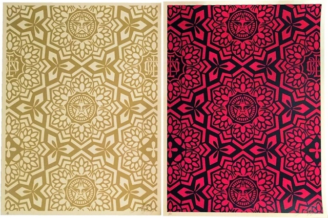 Shepard Fairey, ‘Yen Pattern Print (set of 2)’, 2007, Artsnap