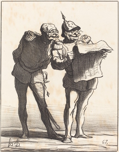 Honoré Daumier, ‘Décidément on ne peut pas...’, 1870, National Gallery of Art, Washington, D.C.