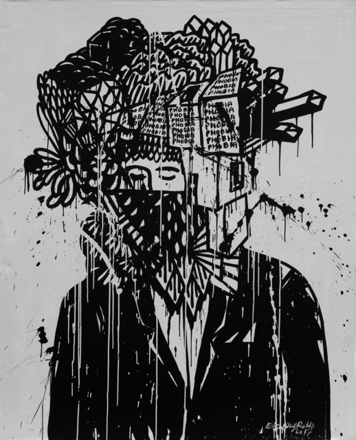 Eko Nugroho, ‘Phobia and Phobia and Phobia’, 2017, Painting, Acrylic on canvas, Sullivan+Strumpf