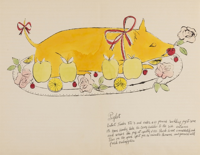 Andy Warhol, ‘Piglet (from Wild Raspberries) (see Feldman & Schellmann IV.134.A)’, 1959, Forum Auctions