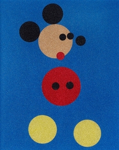 Damien Hirst, ‘Mickey (Blue Glitter) Large’, 2016, Fine Art Mia