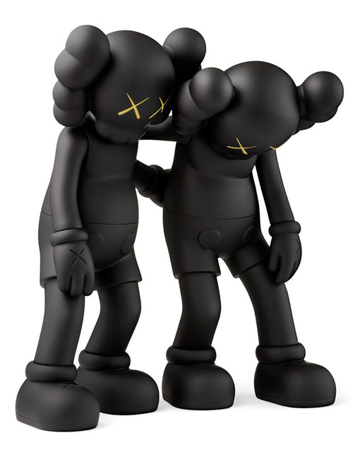 KAWS, ‘KAWS Along The Way Companion Black (KAWS Black Along The Way)’, 2019, Sculpture, Painted Vinyl Cast Resin, Lot 180