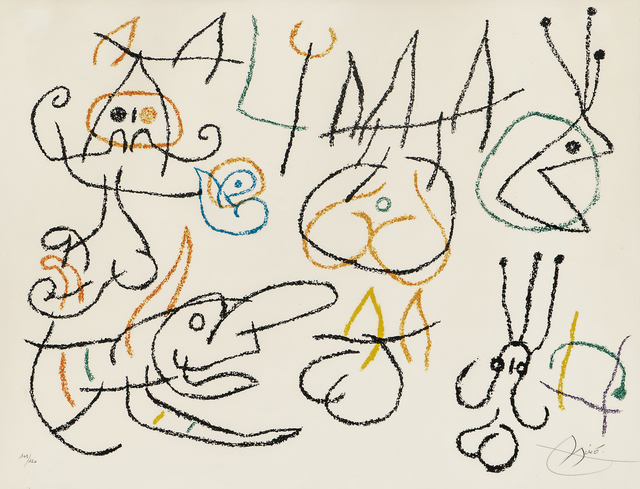 Joan Miró, ‘Plate from Ubu aux Baléares’, 1971, Skinner