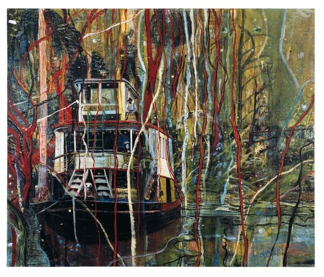 Peter Doig, ‘Okahumkee (Some other people's Blues)’, 1990, Louisiana Museum of Modern Art