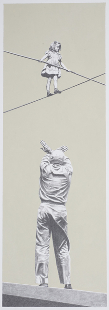 Martin Mull, ‘Air Traffic Control’, 2015, Drawing, Collage or other Work on Paper, Acrylic and Graphite on Paper, Iris Project