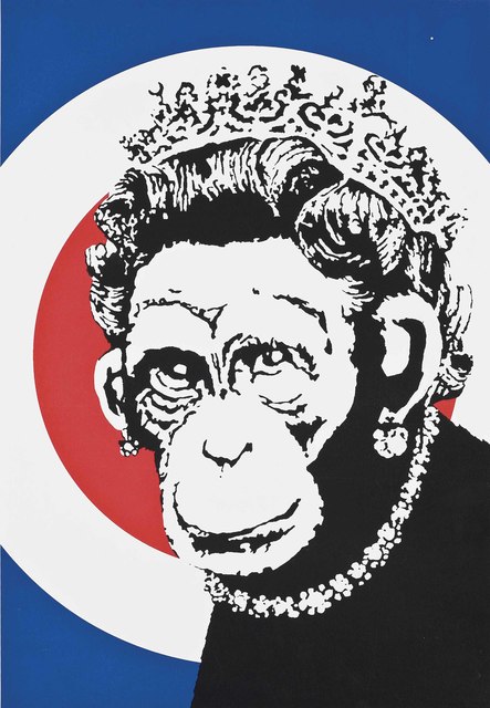 Banksy, ‘Monkey Queen’, 2003, Maddox Gallery Gallery Auction