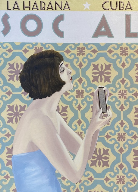 Andres Conde, ‘SOCIAL Losas "I"’, 2020, Painting, Oil on Canvas, Conde Contemporary