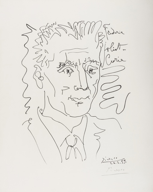 Pablo Picasso, ‘Portrait of Frederic Joliot-Curie’, 1959, Print, Lithograph on Arches, Forum Auctions