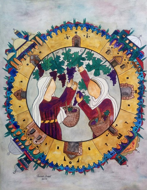 Rawan Anani, ‘Grapes Picking’, 2017, Zawyeh Gallery