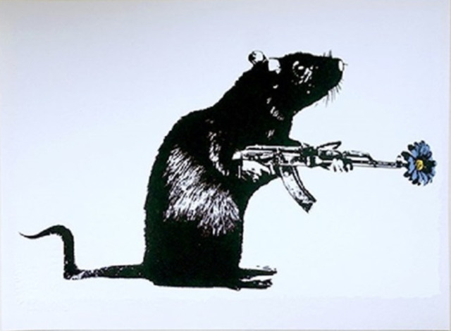 Blek le Rat, ‘The Warrior (Le Guerrier) ’, 2018, End to End Gallery