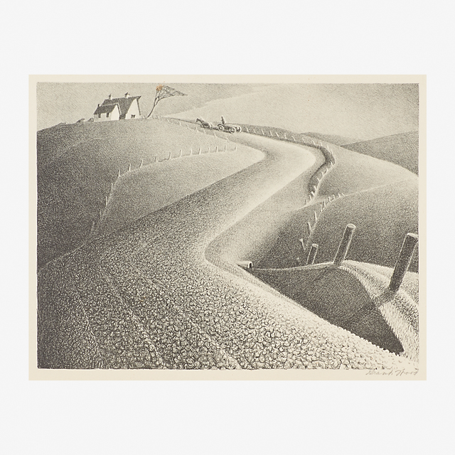 Grant Wood, ‘March’, 1939, Print, Lithograph on paper, Rago/Wright