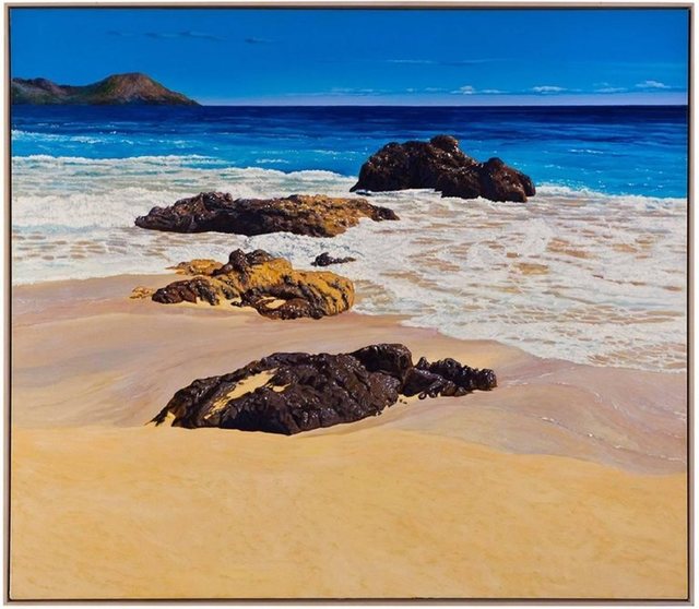 Fabio Aguzzi, ‘Large Painting St. Barth (Ocean Beach with sky)’, 21st Century, Lions Gallery
