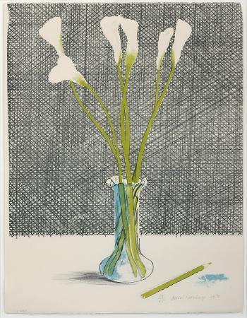 David Hockney - Lilies