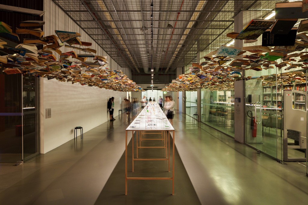 Richard Ibghy and Marilou Lemmens, "The Prophets" (2013). Istanbul Biennial. Photo by Sahir Ugur Eren. Richard Ibghy and Marilou Lemmens, "The Prophets" (2013). Istanbul Biennial. Photo by Sahir Ugur Eren.