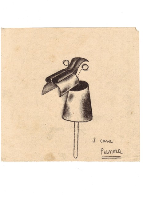 PRIMO CONTI, ‘Il cane Punna ’, not dated , OSART GALLERY
