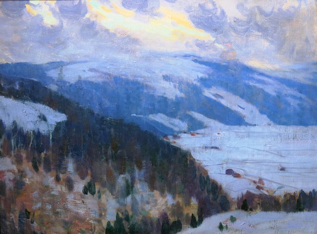 Clarence A. Gagnon, ‘Vue de la vallée du Gouffre, Charlevoix ’, 1915, Galerie Claude Lafitte