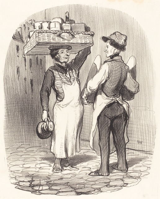 Honoré Daumier, ‘Des chargés d'affaires’, 1848, National Gallery of Art, Washington, D.C.
