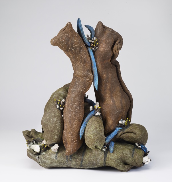 Ashwini Bhat, ‘Assembling California: Earthquake Trail’, 2020, Sculpture, Clay, underglaze, glaze, feldspar and paint, Shoshana Wayne Gallery