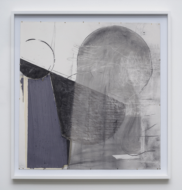 Nuno Ramos, ‘Antígona #4’, 2018, Drawing, Collage or other Work on Paper, Charcoal, graphite, oil, pigment, vaseline and stamp on paper., Kogan Amaro