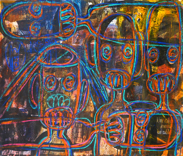 Aboudia, ‘Un cabas comme un tableau’, 2015, Ethan Cohen Gallery