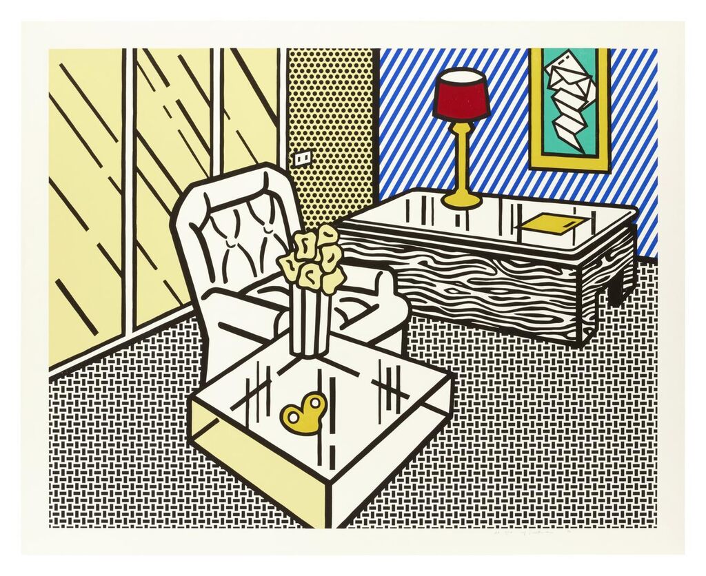Roy Lichtenstein - The Den, from the Interior series