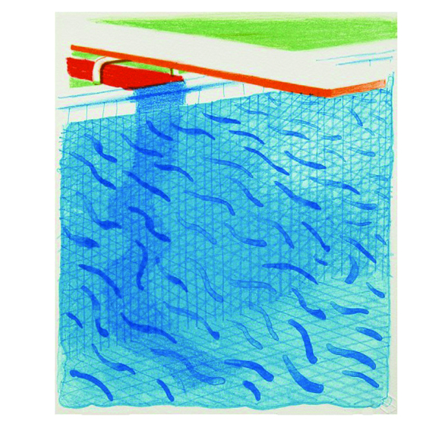 David Hockney, ‘Paper Pool’, 1980, Harper Deyong