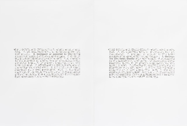 Bethany Collins, ‘Vital, 1968’, 2015, Goodman Gallery
