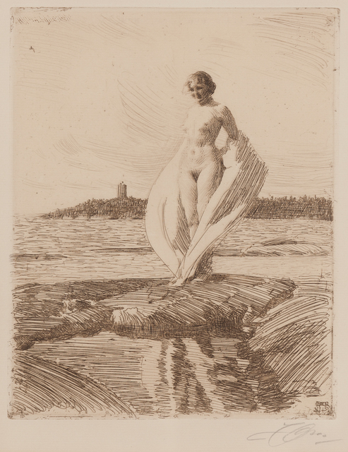 Anders Leonard Zorn, ‘The Swan’, 1915, Childs Gallery