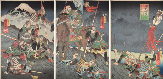 Utagawa Kuniyoshi, ‘The Great Battle of Kawanakajima’, 1854, Ronin Gallery