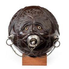 A Group of sailors’ coconut shell ‘Bugbear’ powder flasks