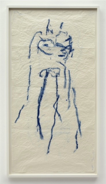 Joan Jonas, ‘Body Drawing’, 2013, Drawing, Collage or other Work on Paper, Oilstick on paper, MARUANI MERCIER GALLERY