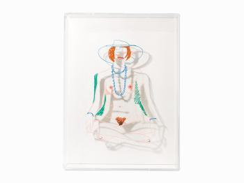 Tom Wesselman - ‘Monica Cross-Legged with Beads’