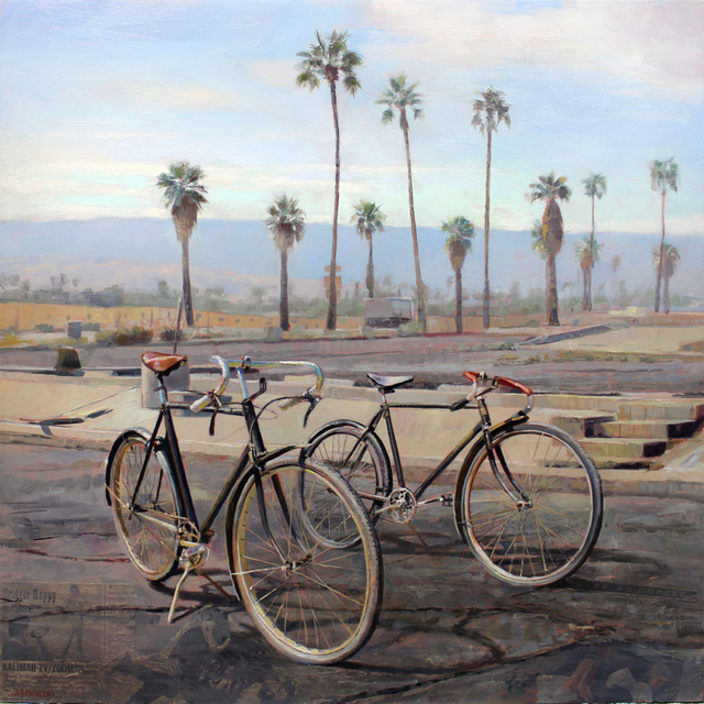 Jason Kowalski, ‘Neighborhood Ride’, 2016, Painting, Oil on wood panel, Sue Greenwood Fine Art