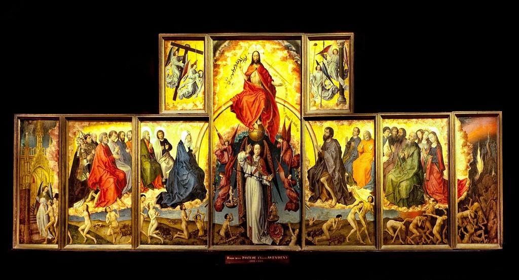 Rogier Van Der Weyden Altar Of The Last Judgment 1434 Artsy   Larger 