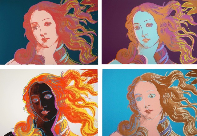 Andy Warhol, ‘Details of Renaissance Paintings (Sandro Botticelli, Birth of Venus, 1482)’, 1984, Print, Screenprint on Lenox Museum Board, Coskun Fine Art