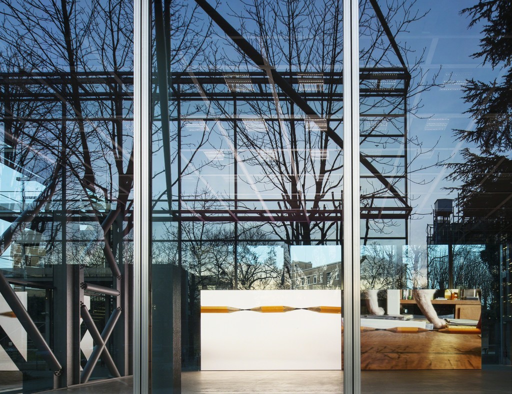 View of the exhibition Bruce Nauman, Fondation Cartier pour l’art contemporain, 2015. Visuel © Luc Boegly View of the exhibition Bruce Nauman, Fondation Cartier pour l’art contemporain, 2015. Visuel © Luc Boegly