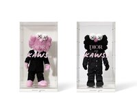 KAWS - Plush BFF x Dior (Pink and Black)
