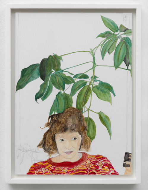 Juliette Blightman, ‘21st February, Berlin (with Olga)’, 2019, Drawing, Collage or other Work on Paper, Watercolour on paper, framed, Galerie Fons Welters