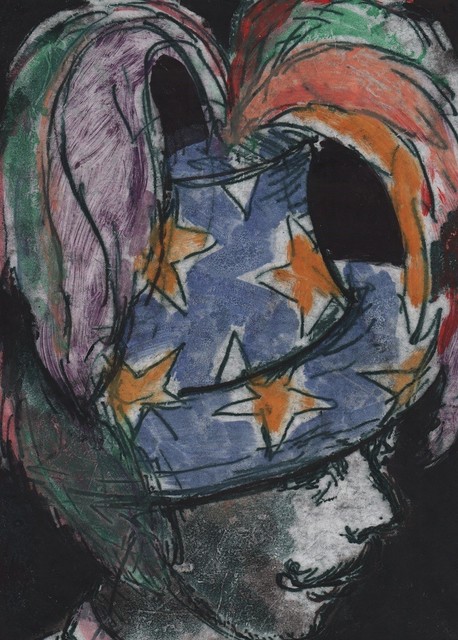 Kate McCrickard, ‘Benjamin’, 2019, Print, Offset Drawing with Monotype, Joanna Bryant & Julian Page