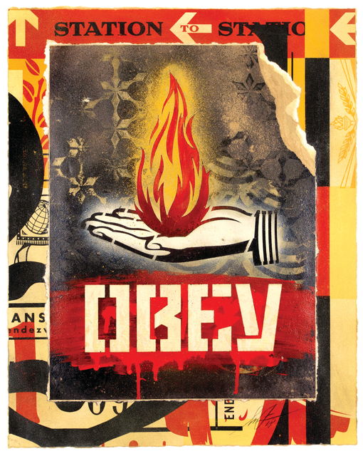 Shepard Fairey (OBEY), ‘Creative Flame’, 2018, Galerie Ernst Hilger